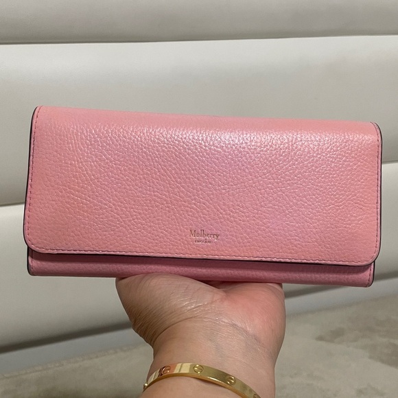 Mulberry Blush Pink Leather Wallet - Picture 15 of 15